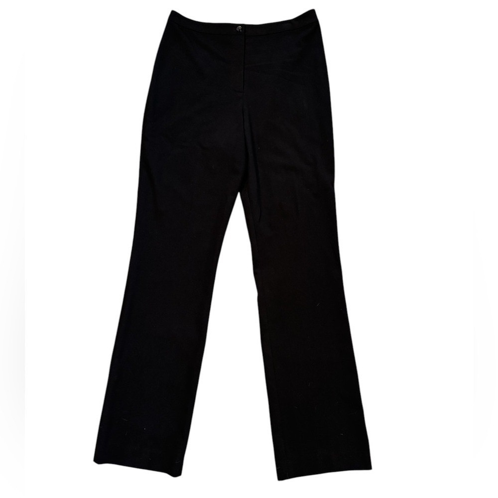 Badgley Mischka Women's Size 14 Black Dress Pants Bootcut Button Zip‎ Front NWT